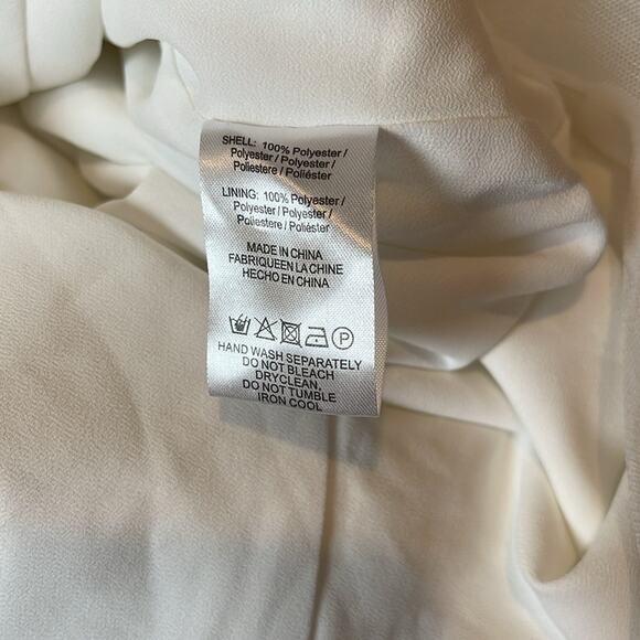 SAU LEE Sidney One Shoulder Ruched Tulle Mini Dress with Detachable Train Sz 2 - Picture 11 of 11